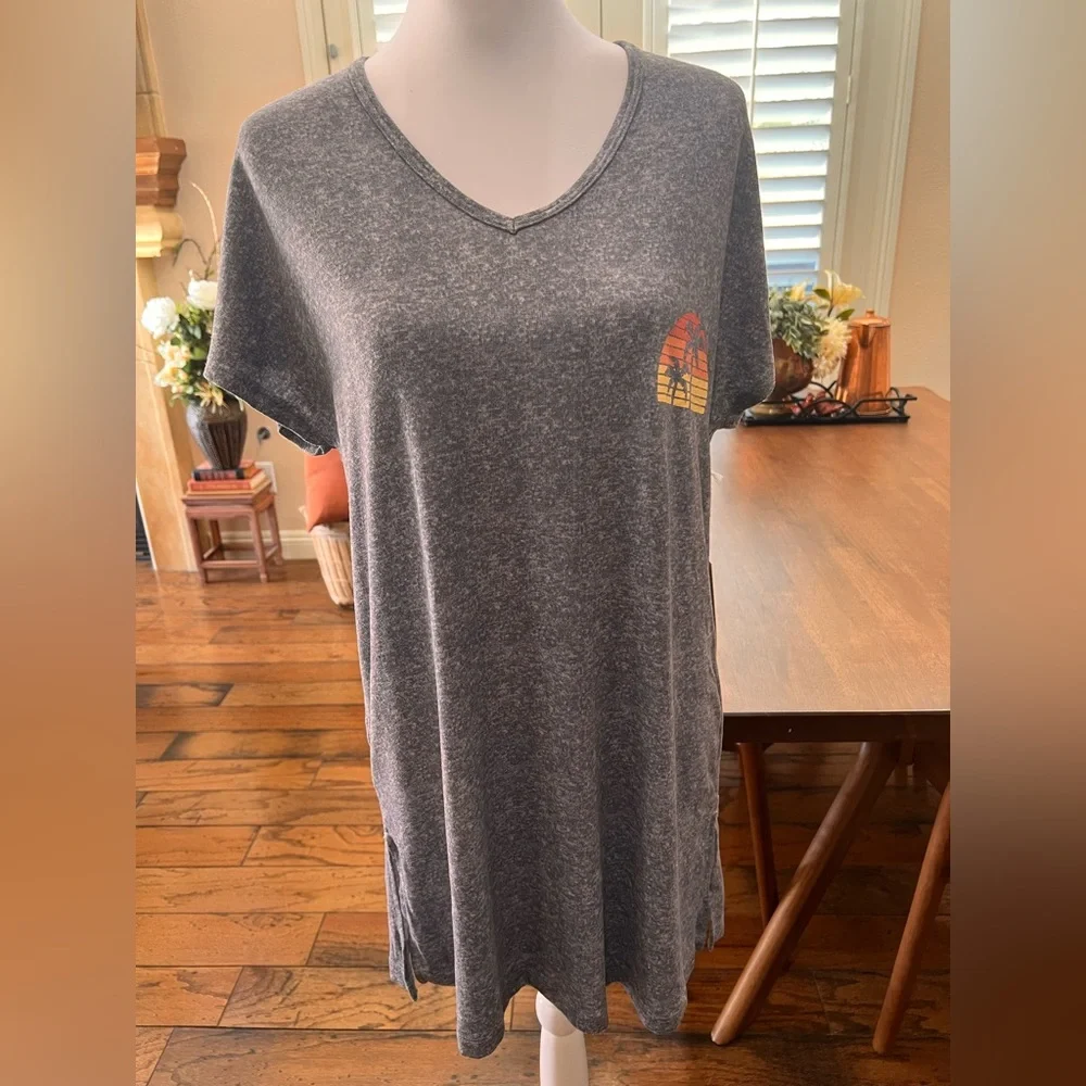 C&C California sleep Shirt mini Dress. Size XL. NWT